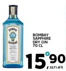 Extra Supermercati Bombay sapphire dry gin offerta