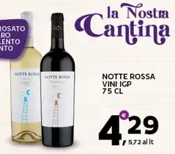 Extra Supermercati Notte rossa vini IGP offerta