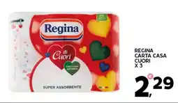 Extra Supermercati Regina carta casa cuori x 3 offerta