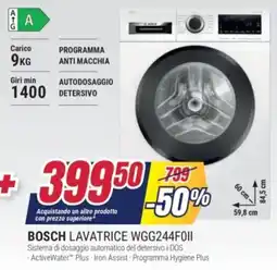 Trony BOSCH LAVATRICE WGG244F0II offerta