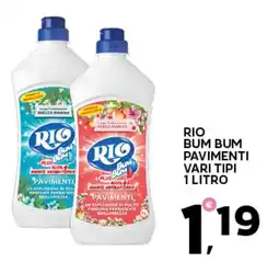 Extra Supermercati Rio bum bum pavimenti offerta
