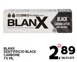 Extra Supermercati Blanx dentifricio black carbone offerta