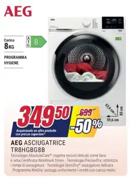 Trony AEG ASCIUGATRICE TR8HGBG8B offerta