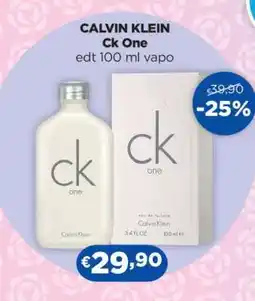 Acqua & Sapone CALVIN KLEIN CK ONE offerta