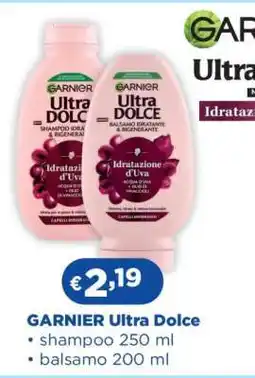 Acqua & Sapone GARNIER Ultra Dolce offerta