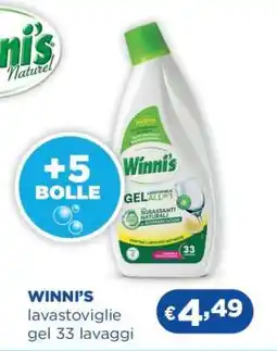 Acqua & Sapone WINNI'S lavastoviglie gel 33 lavaggi offerta