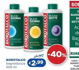 Acqua & Sapone BOROTALCO bagnodoccia 500 ml offerta