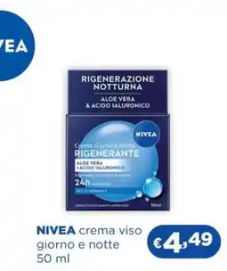 Acqua & Sapone NIVEA crema viso giorno e notte 50 ml offerta
