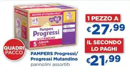 Acqua & Sapone PAMPERS Progressi Progressi Mutandino offerta