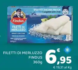 Conad FILETTI DI MERLUZZO FINDUS 360G offerta