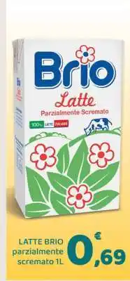 Conad LATTE BRIO parzialmente scremato 1L offerta