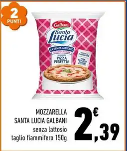 Conad MOZZARELLA SANTA LUCIA GALBANI offerta