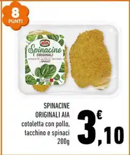 Conad SPINACINE ORIGINALI AIA offerta