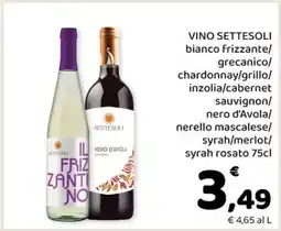 Conad VINO SETTESOLI offerta