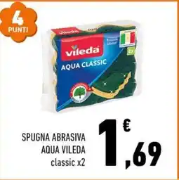 Conad SPUGNA ABRASIVA AQUA VILEDA offerta