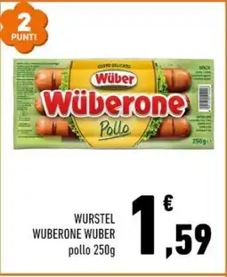 Conad WÜRSTEL WÜBERONE WÜBER offerta