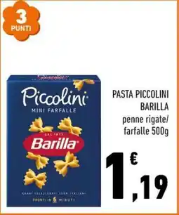 Conad PASTA PICCOLINI BARILLA offerta
