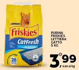 Extra Supermercati Purina friskies lettiera gatto offerta