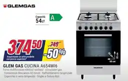 Trony GLEM GAS CUCINA A654MI6 offerta