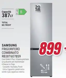 Trony SAMSUNG FRIGORIFERO COMBINATO RB38T607BS9 offerta