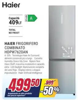 Trony HAIER FRIGORIFERO COMBINATO HDPW7620AN offerta