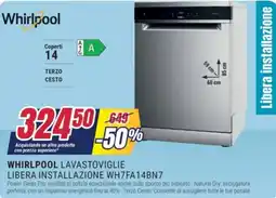 Trony WHIRLPOOL LAVASTOVIGLIE LIBERA INSTALLAZIONE WH7FA14BN7 offerta
