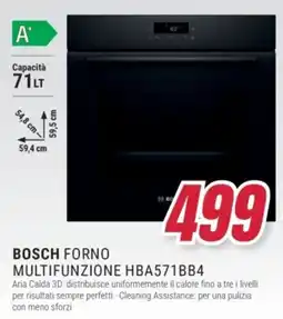 Trony BOSCH FORNO MULTIFUNZIONE HBA571BB4 offerta