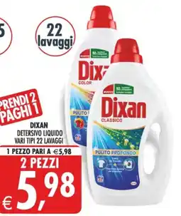 Deco Supermercati Dixan detersivo liquido offerta
