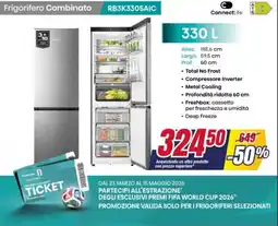 Trony Hisense Frigorifero Combinato RB3K330SAIC offerta