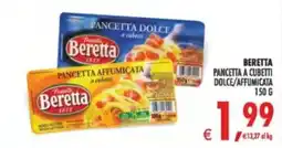 Deco Supermercati Beretta pancetta a cubetti dolce/affumicata offerta