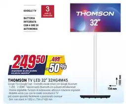 Trony THOMSON TV LED 32" 32HG4M45 offerta