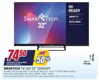 SMARTECH TV LED 32" 32HV02V