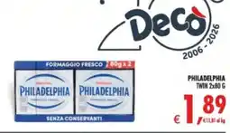 Deco Supermercati Philadelphia twin offerta
