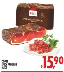 Deco Supermercati Pr coati speck prealpen al kg offerta