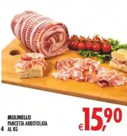 Deco Supermercati Mulinello pancetta arrotolata 4 al kg offerta