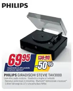 Trony PHILIPS GIRADISCHI STEVIE TAV3000 offerta