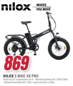 Trony NILOX E-BIKE X8 PRO offerta