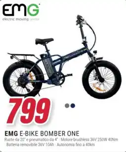 Trony EMG e-bike bomber one offerta