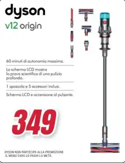 Trony dyson v12 origin offerta