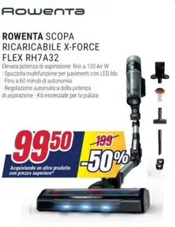 Trony ROWENTA SCOPA RICARICABILE X-FORCE FLEX RH7A32 offerta