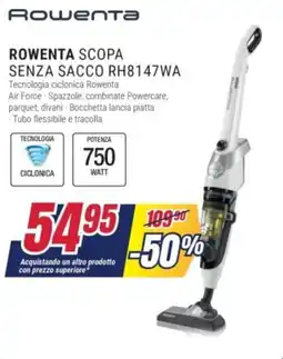 Trony ROWENTA SCOPA SENZA SACCO RH8147WA offerta
