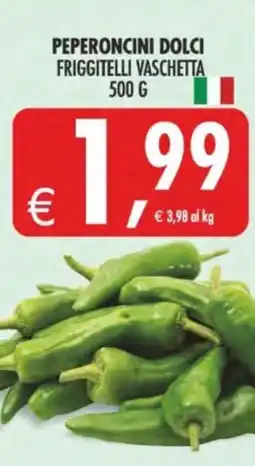 Deco Supermercati Peperoncini dolci friggitelli vaschetta offerta