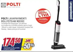 Trony POLTI LAVAPAVIMENTI ROLLYSTEAM WD30C offerta