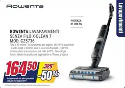 Trony ROWENTA LAVAPAVIMENTI SENZA FILO X-CLEAN 7 MOD. GZ5736 offerta