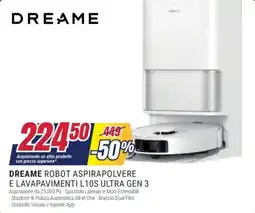 Trony Dreame robot aspirapolvere e lavapavimenti L10S ultra gen 3 offerta