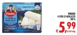 Deco Supermercati Findus 4 fiori di merluzzo offerta