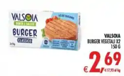 Deco Supermercati Valsoia burger vegetali x2 offerta