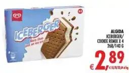Deco Supermercati Algida iceberger/ cookie remix x4 offerta