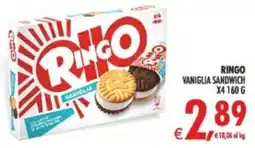 Deco Supermercati Ringo vaniglia sandwich x4 offerta