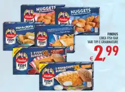 Deco Supermercati Findus linea fish bar offerta
